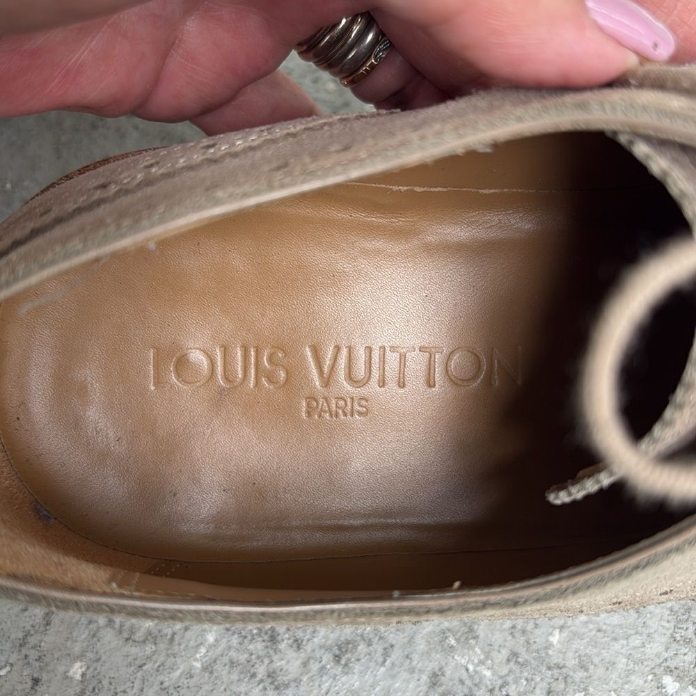 Louis Vuitton Brogues tan suede - Picture 8 of 11